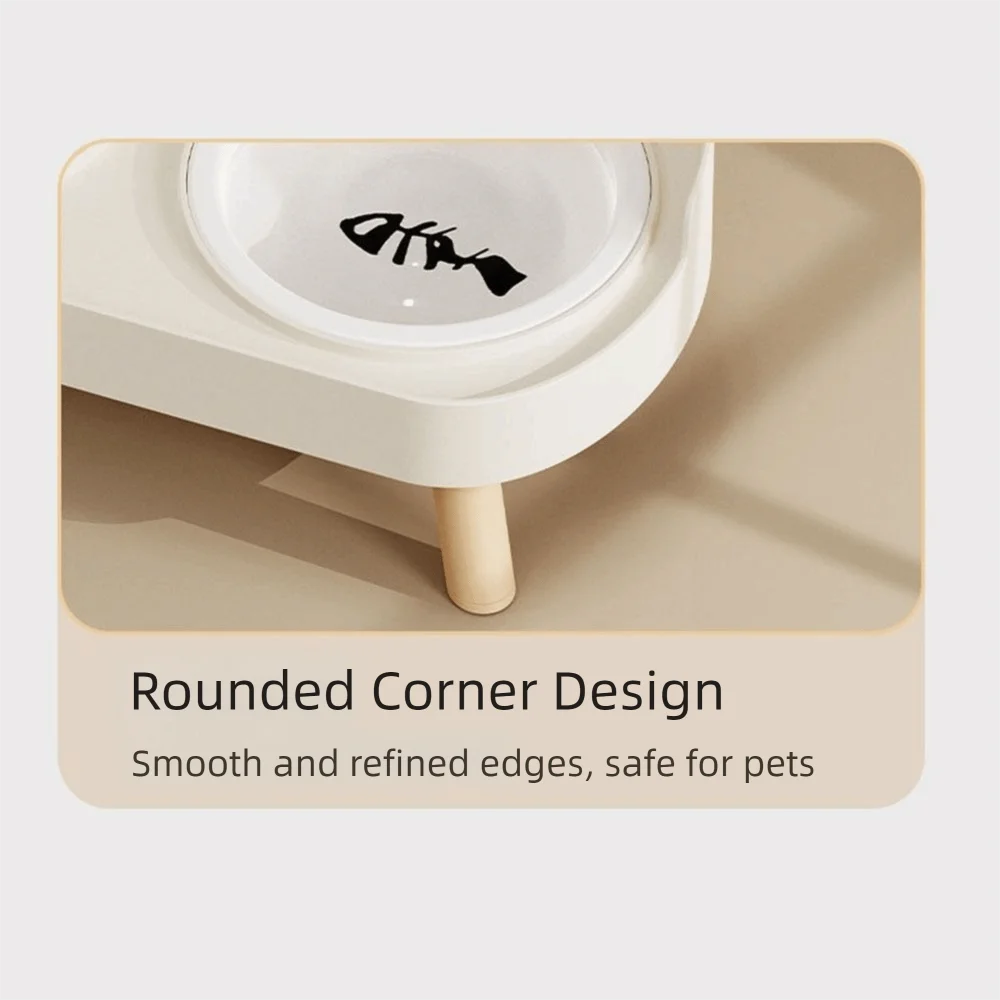 Ceramic Double Cat Bowl Cervical Protection Large Capacity Elevated Dog Bowl Anti-Spill Anti Slip Cat Water Bowls Daily Feeding
Ceramic Double Cat Bowl Cervical Protection Large Capacity Elevated Dog Bowl Anti-Spill Anti Slip Cat Water Bowls Daily Feeding