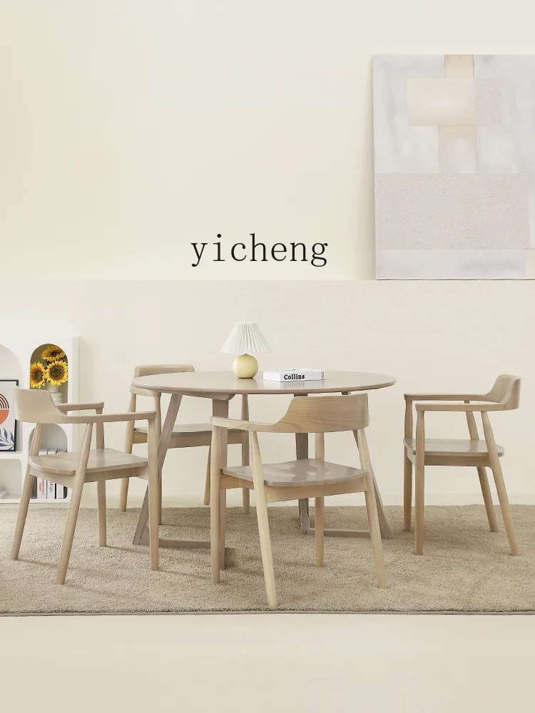 u10 Solid Wood round Tea Table Living Room Leisure Area Negotiation Table and Chair Dining Table
u10 Solid Wood round Tea Table Living Room Leisure Area Negotiation Table and Chair Dining Table