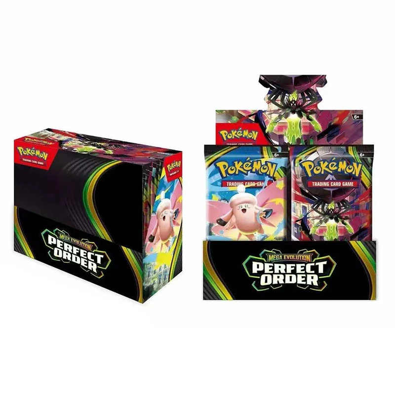 360Pcs/288Pcs Pokemon Card MEGA EVOLUTION Perfect Order Lucario Prismatic 151 Game English Booster Battle Transaction Card
360Pcs/288Pcs Pokemon Card MEGA EVOLUTION Perfect Order Lucario Prismatic 151 Game English Booster Battle Transaction Card