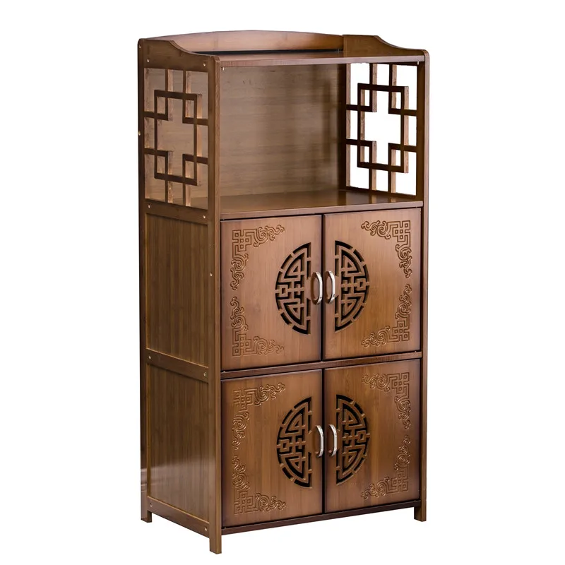 Bamboo Storage Cabinet Solid Wood Kitchen Storage Rack with Door Storage Cabinet Storage Cabinet Bookshelf
Bamboo Storage Cabinet Solid Wood Kitchen Storage Rack with Door Storage Cabinet Storage Cabinet Bookshelf