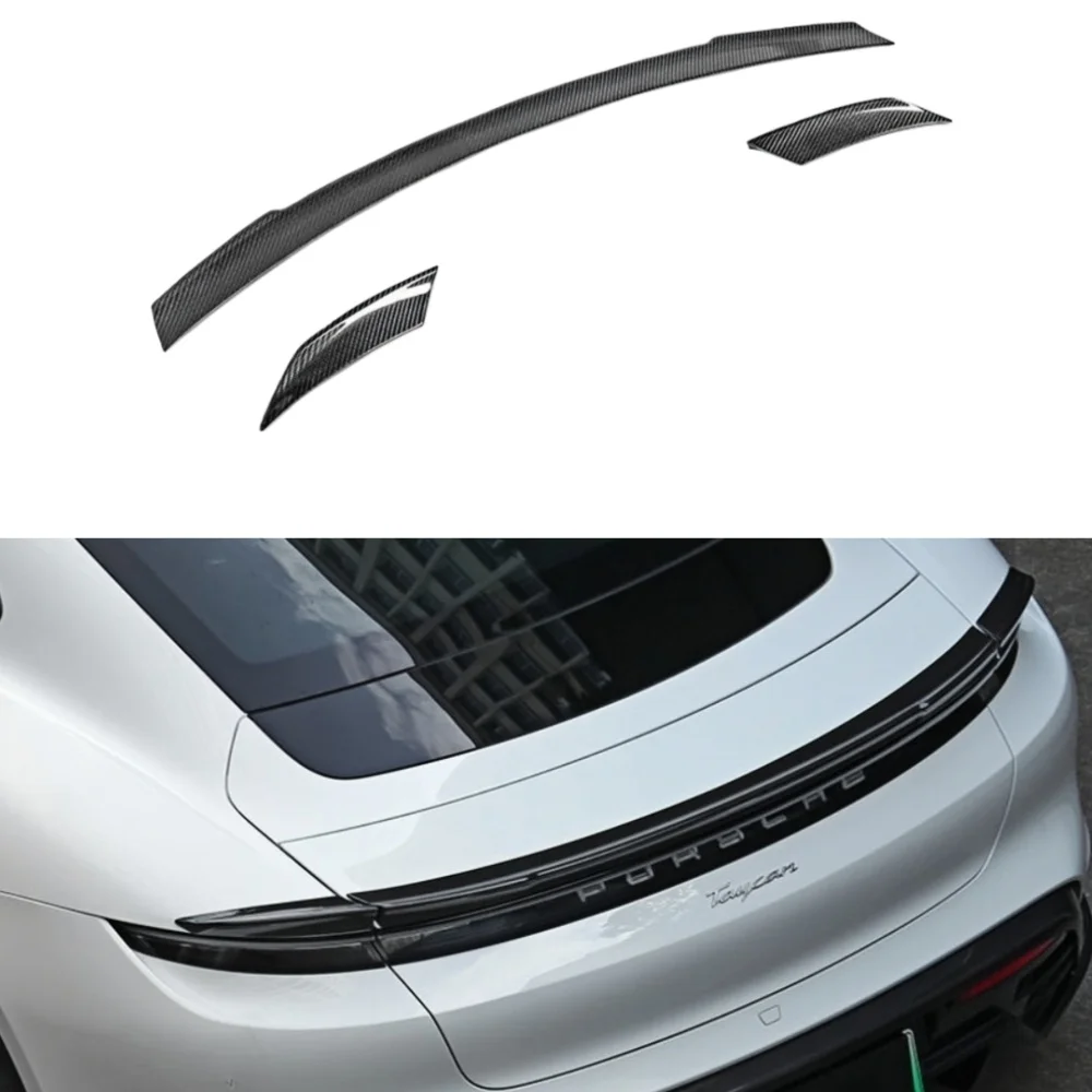 Upgraded PK Style Dry Carbon Fiber Rear Spoiler Body Kit, Rear Spoiler Light Car Kit Suitable for Porsche Taycan
Upgraded PK Style Dry Carbon Fiber Rear Spoiler Body Kit, Rear Spoiler Light Car Kit Suitable for Porsche Taycan