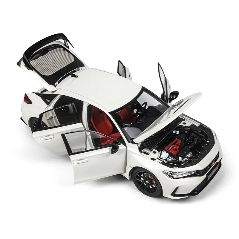 Масштаб 1:18 для Honda Civic Type-R 2023 FL5, белая литая модель автомобиля, подарок
Масштаб 1:18 для Honda Civic Type-R 2023 FL5, белая литая модель автомобиля, подарок