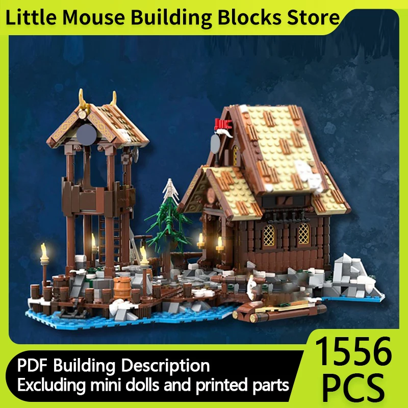 Medieval Castle Model MOC Building Bricks Viking Village Seaside Modular Technology Gifts Holiday Assemble Children Toys Suit
Medieval Castle Model MOC Building Bricks Viking Village Seaside Modular Technology Gifts Holiday Assemble Children Toys Suit