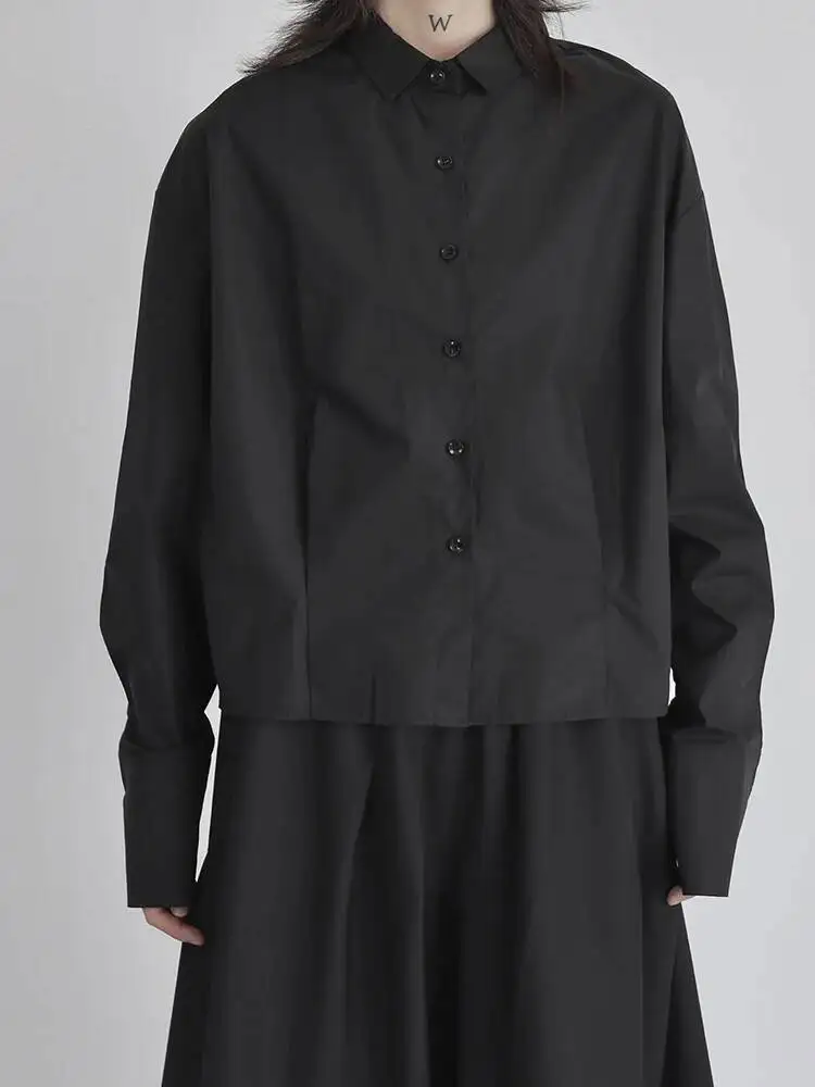 High Quality Black Women Pleated White Big Size Elegant Blouse New Lapel Long Sleeve Shirt Fashion Spring Autumn 2026 HA8W
High Quality Black Women Pleated White Big Size Elegant Blouse New Lapel Long Sleeve Shirt Fashion Spring Autumn 2026 HA8W