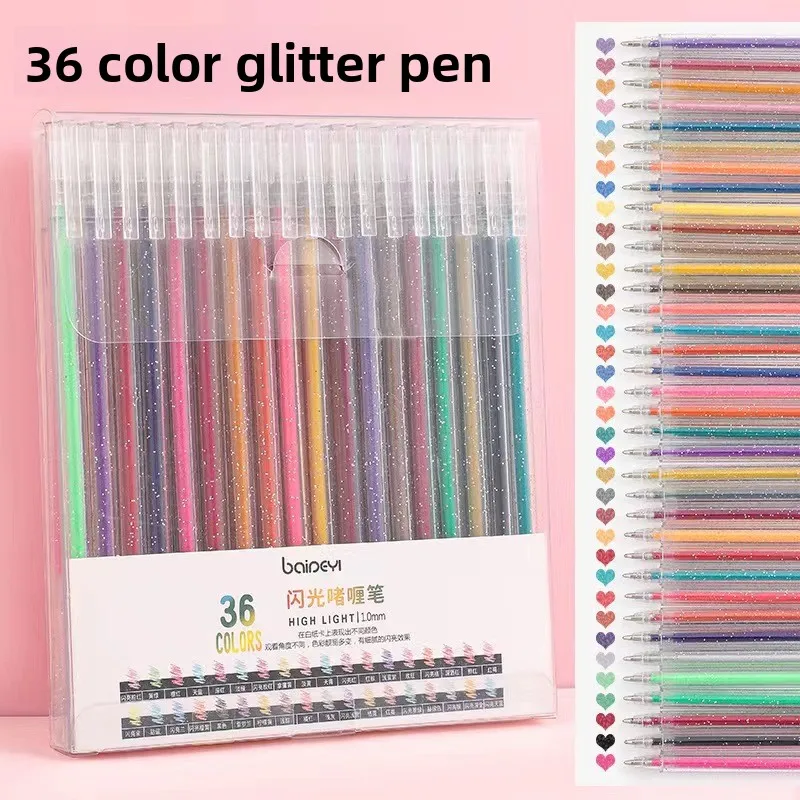Glitter Color Changing Gel Pen,Creative Ins Girly Heart Color Handbook Pen Student Writing Supplies
Glitter Color Changing Gel Pen,Creative Ins Girly Heart Color Handbook Pen Student Writing Supplies