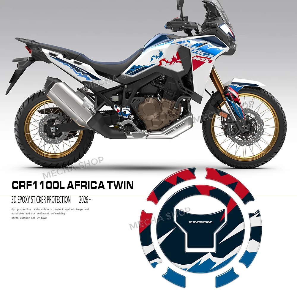 Fuel Tank Cap Sticker Kit For Africa Twin CRF 1100 L 2026 Accessories Motorcycle Resin Decal Graphic Waterproof Pad
Fuel Tank Cap Sticker Kit For Africa Twin CRF 1100 L 2026 Accessories Motorcycle Resin Decal Graphic Waterproof Pad