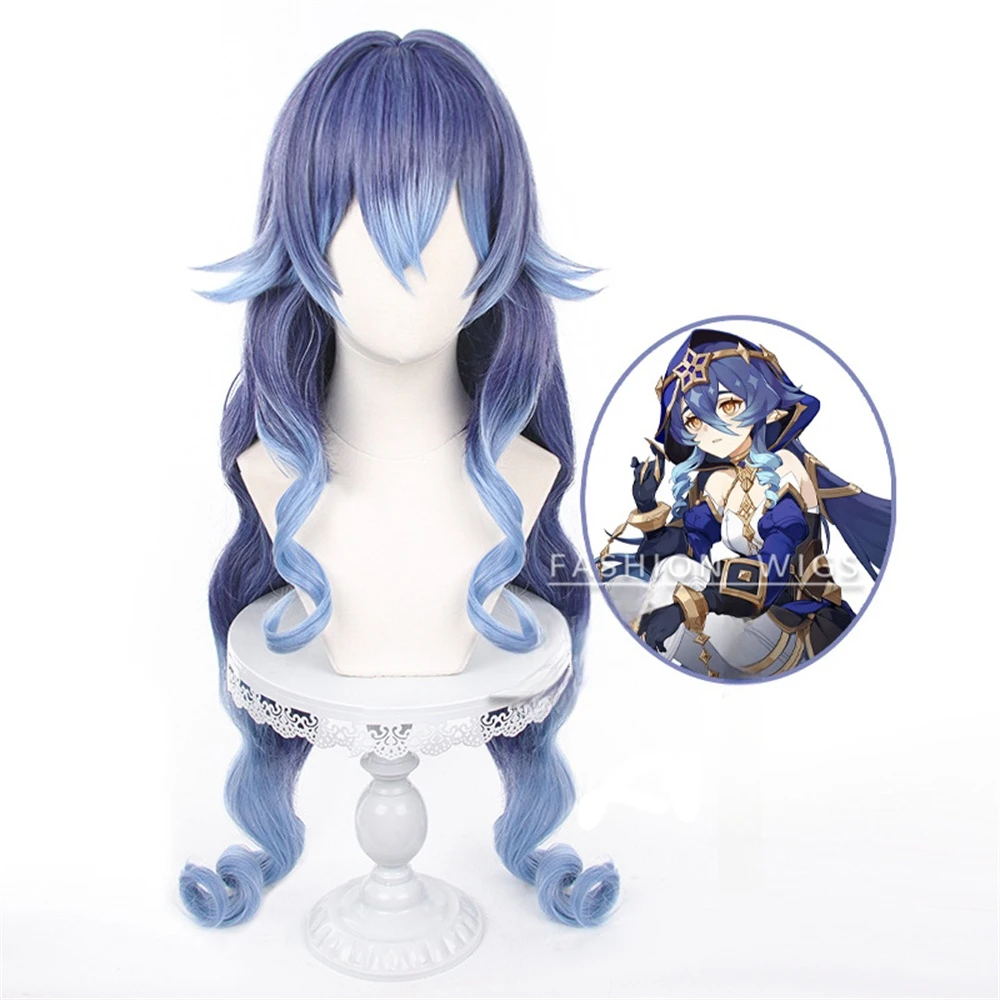 Layla Cosplay Wig 100cm Long Curly Blue Gradient Heat Resistant Synthetic Anime Wigs+ Wig Cap
Layla Cosplay Wig 100cm Long Curly Blue Gradient Heat Resistant Synthetic Anime Wigs+ Wig Cap
