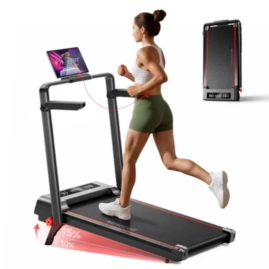 Home/Office treadmill with incline walking pad steel frame black 300lbs ccity APP control portable folding design low noise ope
Home/Office treadmill with incline walking pad steel frame black 300lbs ccity APP control portable folding design low noise ope