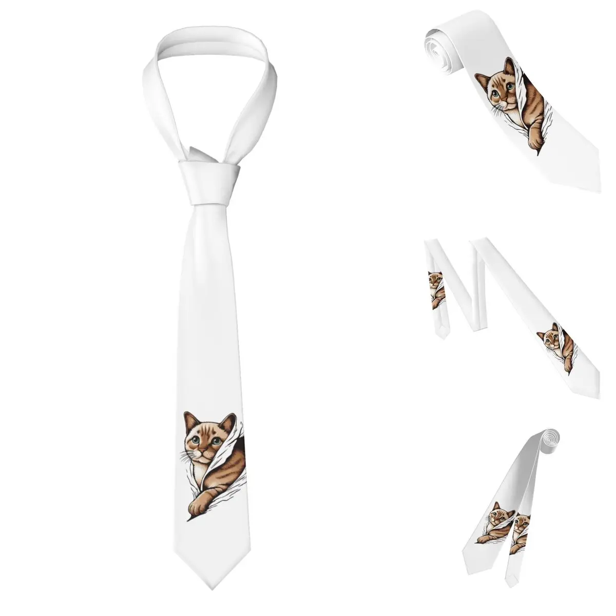 Naughty Cat Creative Cat Necktie for Men Silk Polyester 8 cm Neck Ties Party Business Tie Classic Gravatas
Naughty Cat Creative Cat Necktie for Men Silk Polyester 8 cm Neck Ties Party Business Tie Classic Gravatas