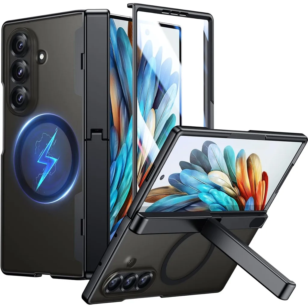 Полупрозрачный матовый магнитный чехол для Samsung Galaxy Z Fold 7, встроенная защитная пленка для экрана HD и невидимый чехол-подставка
Полупрозрачный матовый магнитный чехол для Samsung Galaxy Z Fold 7, встроенная защитная пленка для экрана HD и невидимый чехол-подставка