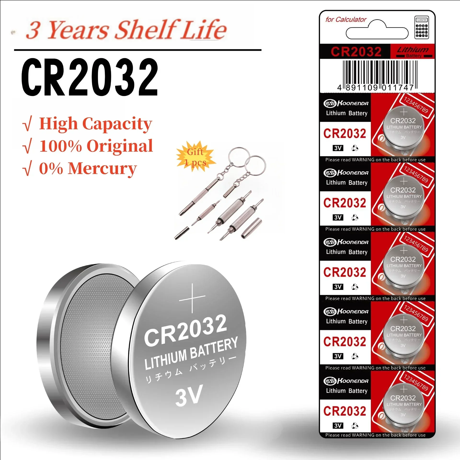 New 10-50pcs CR2032 Batteries alkaline 3V non-rechargeable lithium button battery for Keyfobs Toys Medical devices Calculators
New 10-50pcs CR2032 Batteries alkaline 3V non-rechargeable lithium button battery for Keyfobs Toys Medical devices Calculators