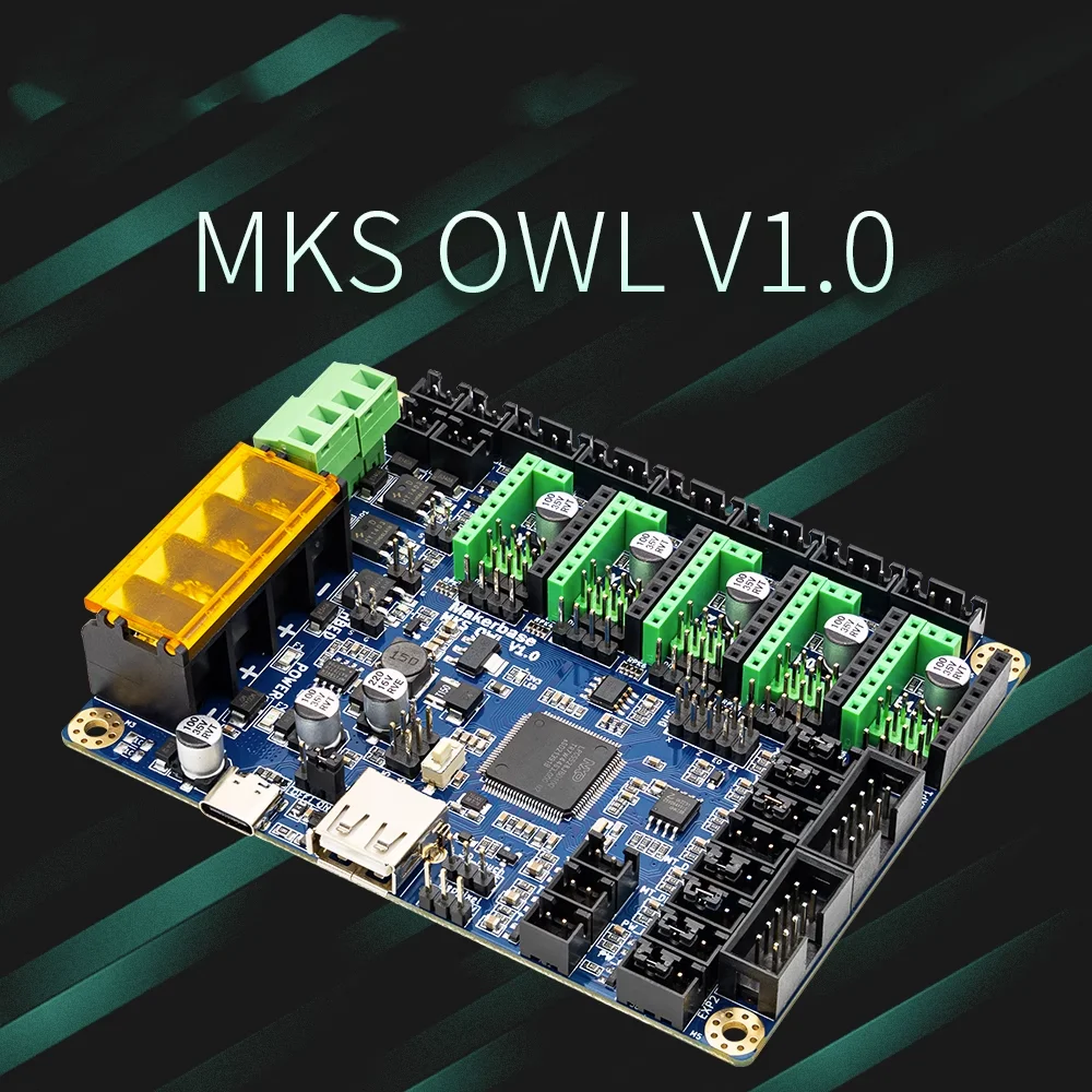 Плата управления Makerbase MKS OWL, 32 бит, 150 МГц, LPC5528, аксессуары для 3D-принтеров
Плата управления Makerbase MKS OWL, 32 бит, 150 МГц, LPC5528, аксессуары для 3D-принтеров