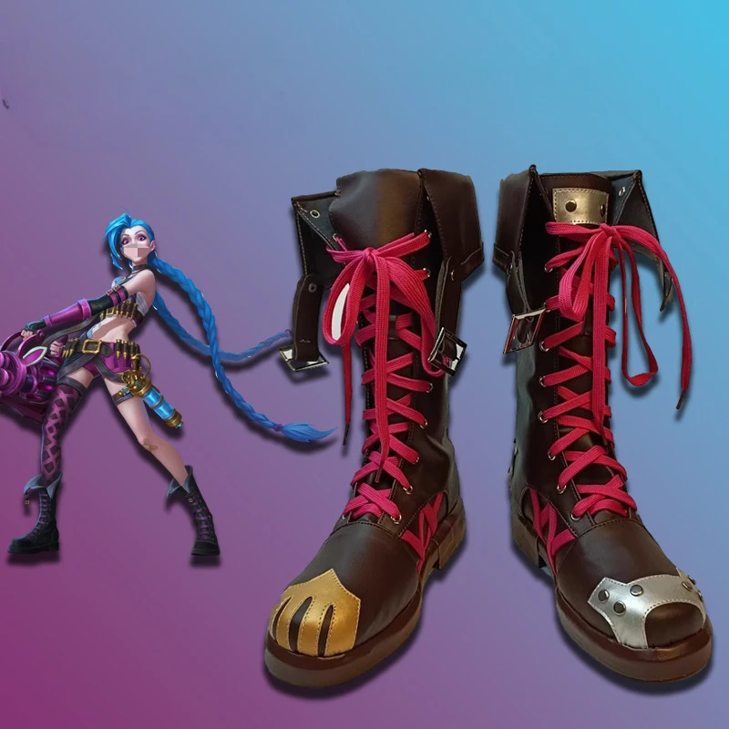 Игра LOL Arcane Jinx, обувь для косплея, реквизит, ботинки, Хэллоуин, карнавал, вечерние косплеи, свободная обувь Cannon, аксессуары для женщин и мужчин
Игра LOL Arcane Jinx, обувь для косплея, реквизит, ботинки, Хэллоуин, карнавал, вечерние косплеи, свободная обувь Cannon, аксессуары для женщин и мужчин