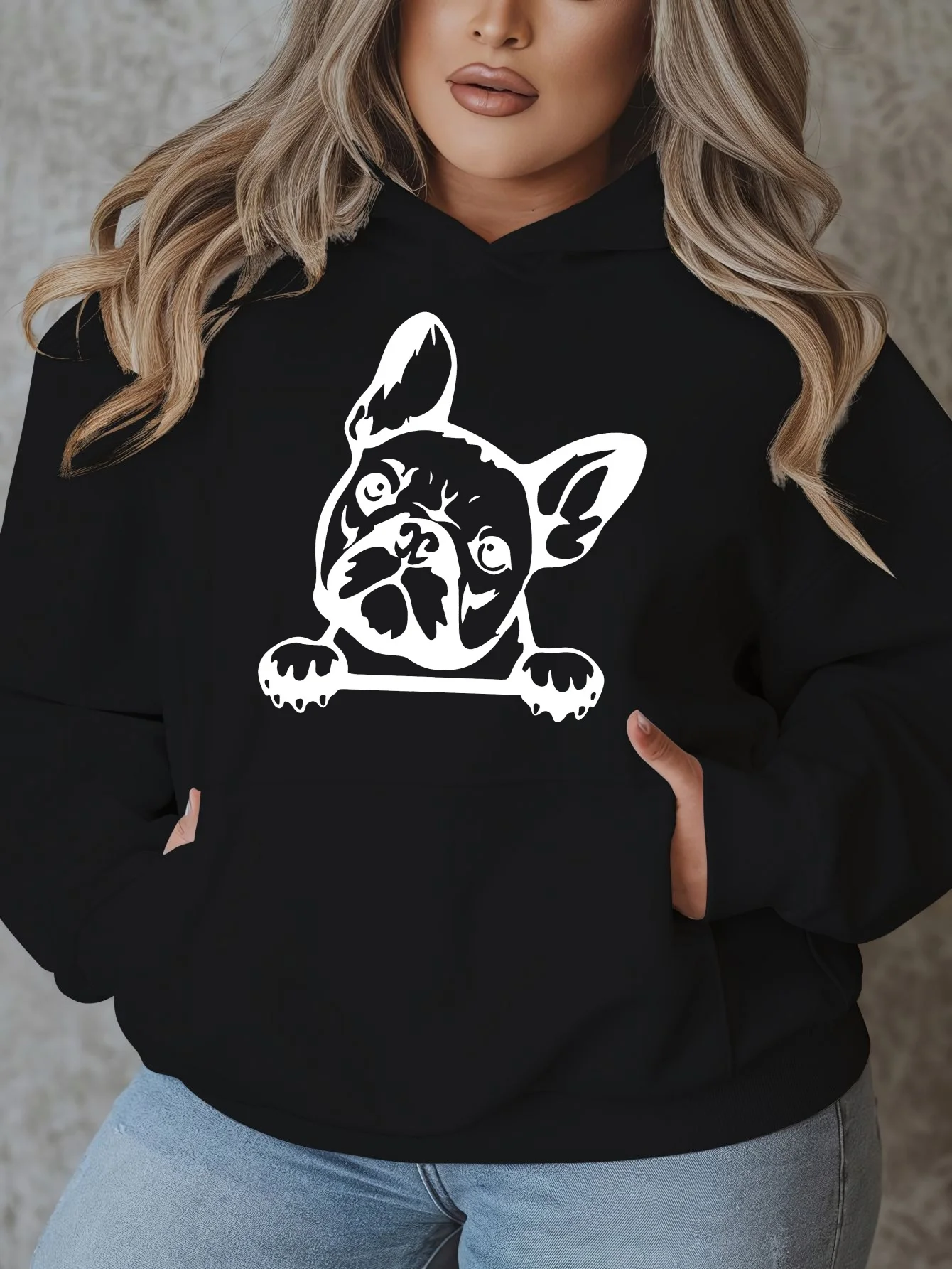 Women's French Bulldog Print Hoodie Sweatshirt Long Sleeve Sweatshirt Pullover Tops Streetwear High Quality Autumn Clothing
Women's French Bulldog Print Hoodie Sweatshirt Long Sleeve Sweatshirt Pullover Tops Streetwear High Quality Autumn Clothing