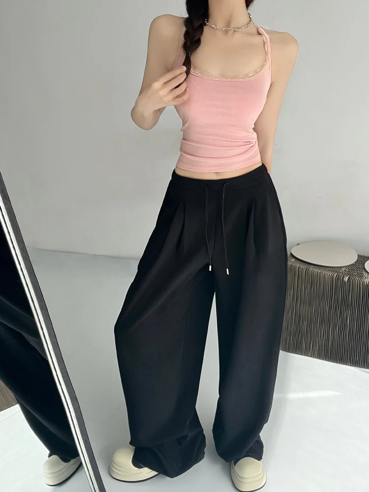 Bla Wide Leg Suit Pants High Waist Casual Women's Faion 2025 Spring Summer New Sle Drapey Floor-Length Trousers
Bla Wide Leg Suit Pants High Waist Casual Women's Faion 2025 Spring Summer New Sle Drapey Floor-Length Trousers