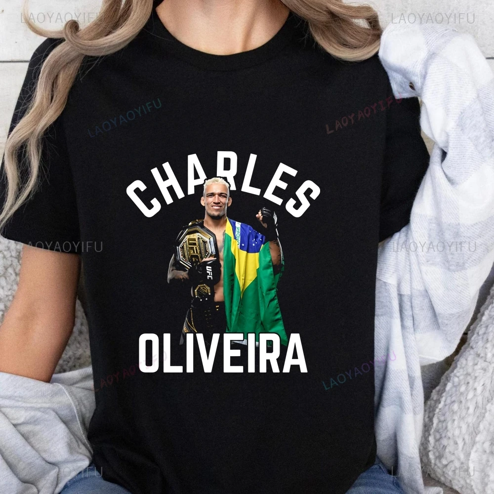 Brazilian Boxer Charles Oliveira Do Bronxs Brazil Printed T-shirt Top Trend Short Sleeve Unisex Shirt Pattern Large T-shirt
Brazilian Boxer Charles Oliveira Do Bronxs Brazil Printed T-shirt Top Trend Short Sleeve Unisex Shirt Pattern Large T-shirt