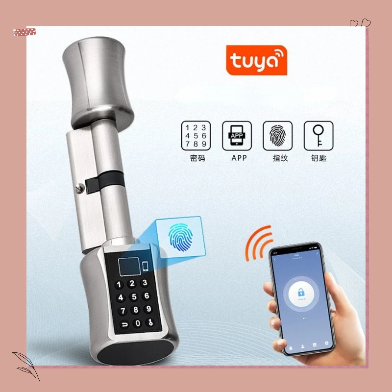 Bluetooth цилиндр TUYA app пароль отпечатка пальца биометрический электронный умный дверной замок цифровая клавиатура кодовый БЕСКЛЮЧЕВОЙ замок
Bluetooth цилиндр TUYA app пароль отпечатка пальца биометрический электронный умный дверной замок цифровая клавиатура кодовый БЕСКЛЮЧЕВОЙ замок