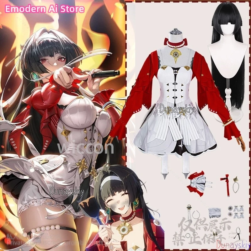 Anime Game Zenless Zone Zero ZZZ Cosplay Astra Yao Idol Costume Red Coat Dress Lolita Wigs For Girls Woman Halloween Customized
Anime Game Zenless Zone Zero ZZZ Cosplay Astra Yao Idol Costume Red Coat Dress Lolita Wigs For Girls Woman Halloween Customized