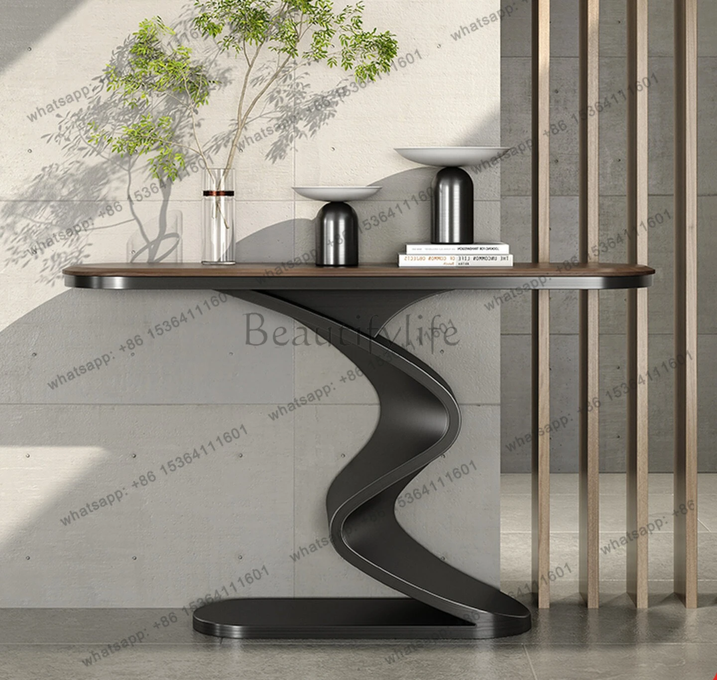 Italian light luxury walnut solid wood entrance cabinet modern simple entrance table partition cabinet
Italian light luxury walnut solid wood entrance cabinet modern simple entrance table partition cabinet