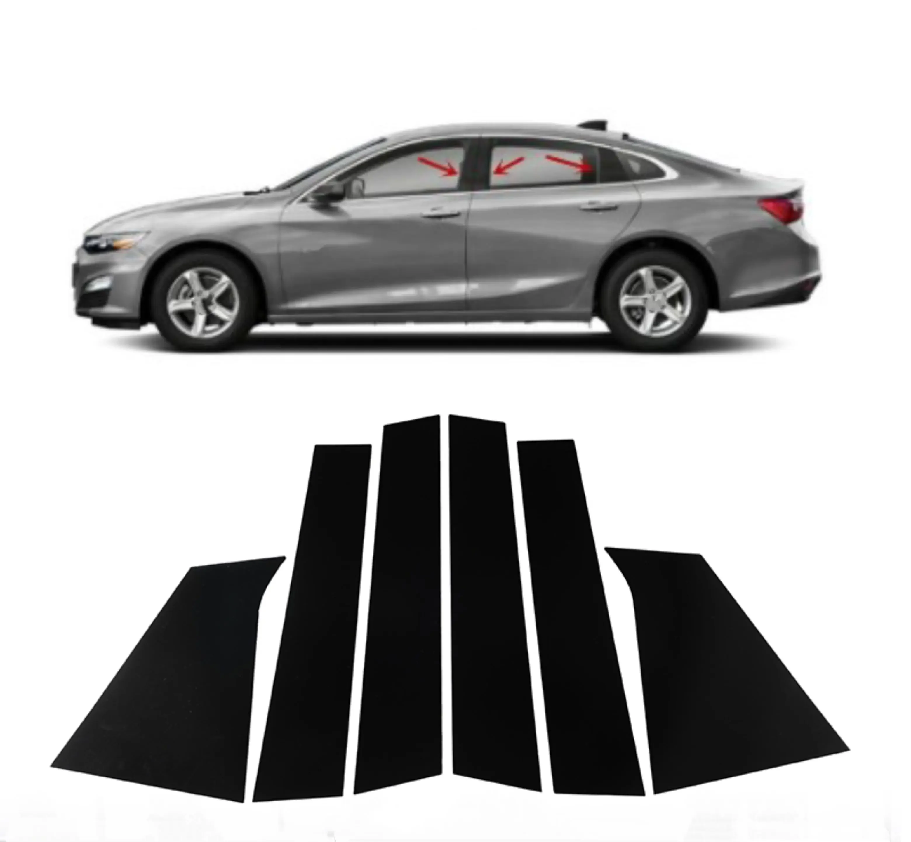 6Pcs Car Window Pillar Posts Door Trims Cover Decoration Sticker for Chevrolet Malibu 2016 2017 2018 2019 2020 2021 Glossy Black
6Pcs Car Window Pillar Posts Door Trims Cover Decoration Sticker for Chevrolet Malibu 2016 2017 2018 2019 2020 2021 Glossy Black