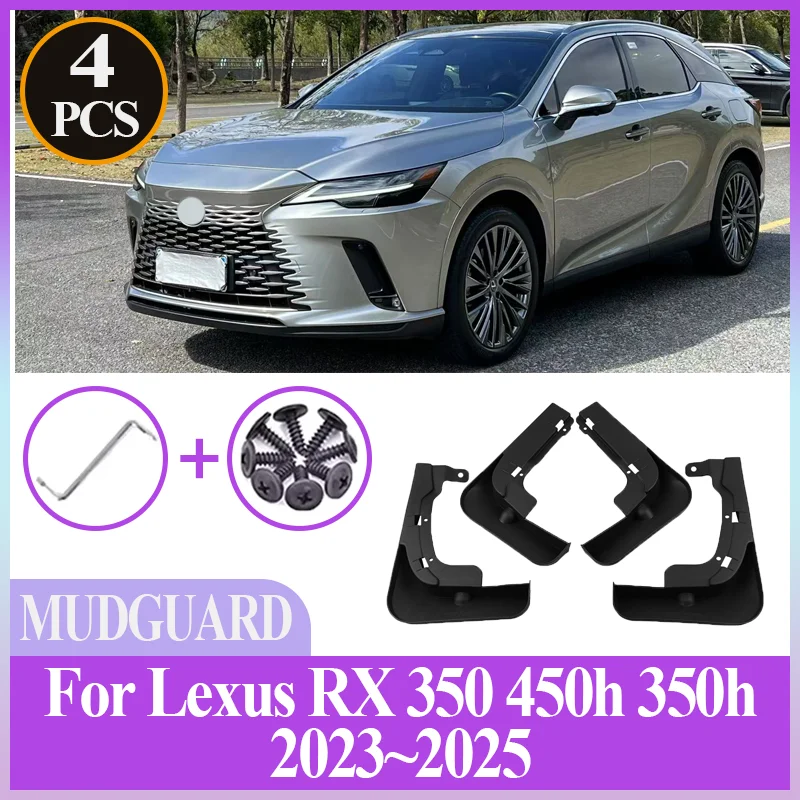 For Lexus RX 350 450h 350h 2023~2025 2024 Car Mudflaps Front Rear Fender Wheel Cover Guard Mudguard Splash Guard Accessories
For Lexus RX 350 450h 350h 2023~2025 2024 Car Mudflaps Front Rear Fender Wheel Cover Guard Mudguard Splash Guard Accessories