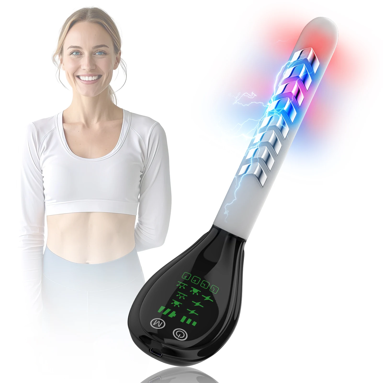 KTS Vaginal Rejuvenation Wand for Women Red & Blue Light Gynecological Therapy Device Female Vaginal Device Muscle Exercise
KTS Vaginal Rejuvenation Wand for Women Red & Blue Light Gynecological Therapy Device Female Vaginal Device Muscle Exercise