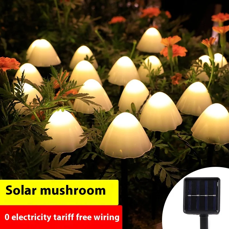 Outdoor Solar Ground Mushroom Lights, Led Small Colored Lights, Flashing Lights String Lights Garden Decoration Christmas Lights
Outdoor Solar Ground Mushroom Lights, Led Small Colored Lights, Flashing Lights String Lights Garden Decoration Christmas Lights