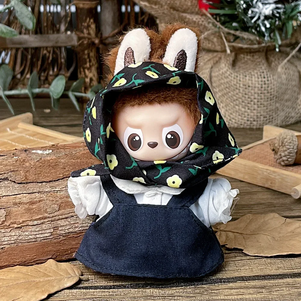 For Labubu 4.0 Cute Conjoined Witch Set Korea Style scarf White shirt dark jeans Clothes for 10cm Ladbubu V4 Dolls Accessories
For Labubu 4.0 Cute Conjoined Witch Set Korea Style scarf White shirt dark jeans Clothes for 10cm Ladbubu V4 Dolls Accessories