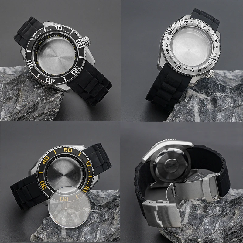 Men's Watch Case Silicone Strap With Seiko NH35 NH36 4R 6R Japan Automatic Movement Sapphire Glass 200M Waterproof Diver Watch
Men's Watch Case Silicone Strap With Seiko NH35 NH36 4R 6R Japan Automatic Movement Sapphire Glass 200M Waterproof Diver Watch