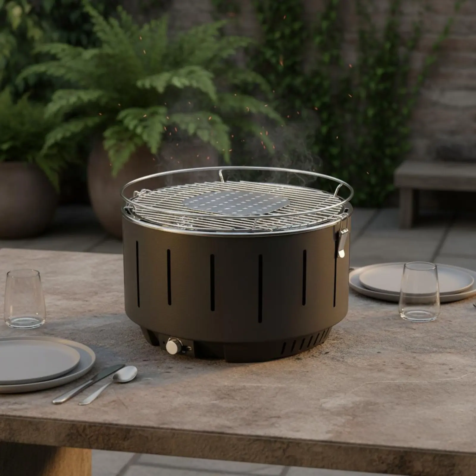 Portable Charcoal Grill Heat-Resistant Portable Charcoal Barbecue Outdoor Cooking Gear with Carry Bag for Picnic
Portable Charcoal Grill Heat-Resistant Portable Charcoal Barbecue Outdoor Cooking Gear with Carry Bag for Picnic