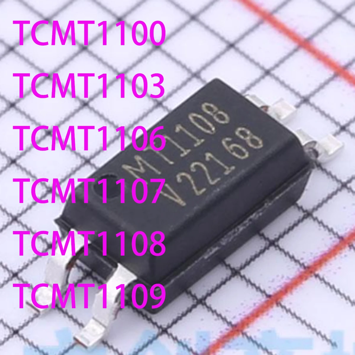 TC MT1100 MT1103 MT1106 MT1107 MT1108 MT1109 Original 50mA 1.35V OPTOISO 3.75KV 1CH SOP4 Optocoupler Phototransistor Output DC
TC MT1100 MT1103 MT1106 MT1107 MT1108 MT1109 Original 50mA 1.35V OPTOISO 3.75KV 1CH SOP4 Optocoupler Phototransistor Output DC