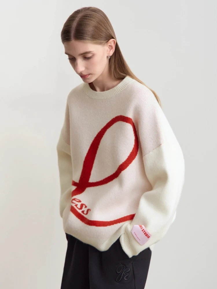 Минималистичный свитер Amii для женщин, Рождество, зима 202, новый жаккардовый пуловер с длинными рукавами, свободные вязаные топы 12444159
Минималистичный свитер Amii для женщин, Рождество, зима 202, новый жаккардовый пуловер с длинными рукавами, свободные вязаные топы 12444159