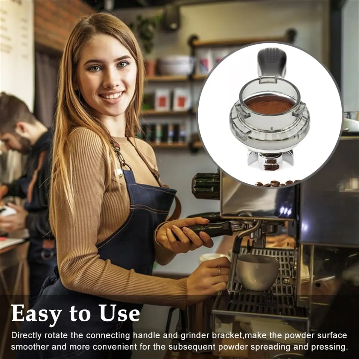 A75K Круглая воронка для дозирования эспрессо-машины без помощи рук, 54 мм, подходит для портафильтра
A75K Круглая воронка для дозирования эспрессо-машины без помощи рук, 54 мм, подходит для портафильтра