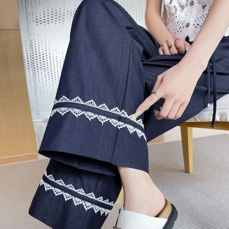 Lace Wide Leg Lace Summer Pants, Women's New 2025 Loose Casual Nine Quarter Tube Pants, Casual Pants
Lace Wide Leg Lace Summer Pants, Women's New 2025 Loose Casual Nine Quarter Tube Pants, Casual Pants