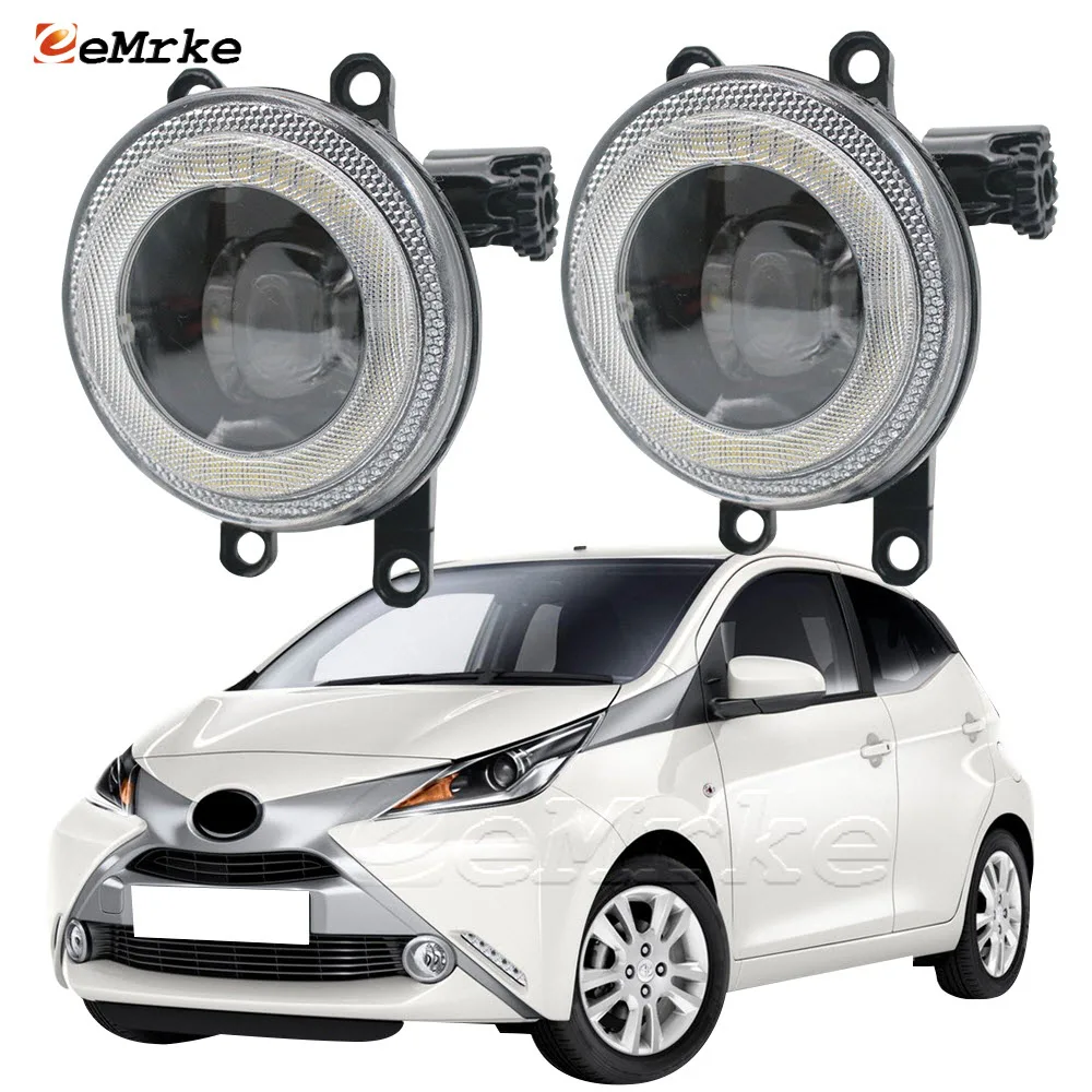 2x DRL Angel Eyes Fog Daytime Running Lamp w/ Lens Led Fog Lights for Toyota Aygo MK2 AB40 KGB40 2015 2016 2017 2018 2019 2020
2x DRL Angel Eyes Fog Daytime Running Lamp w/ Lens Led Fog Lights for Toyota Aygo MK2 AB40 KGB40 2015 2016 2017 2018 2019 2020