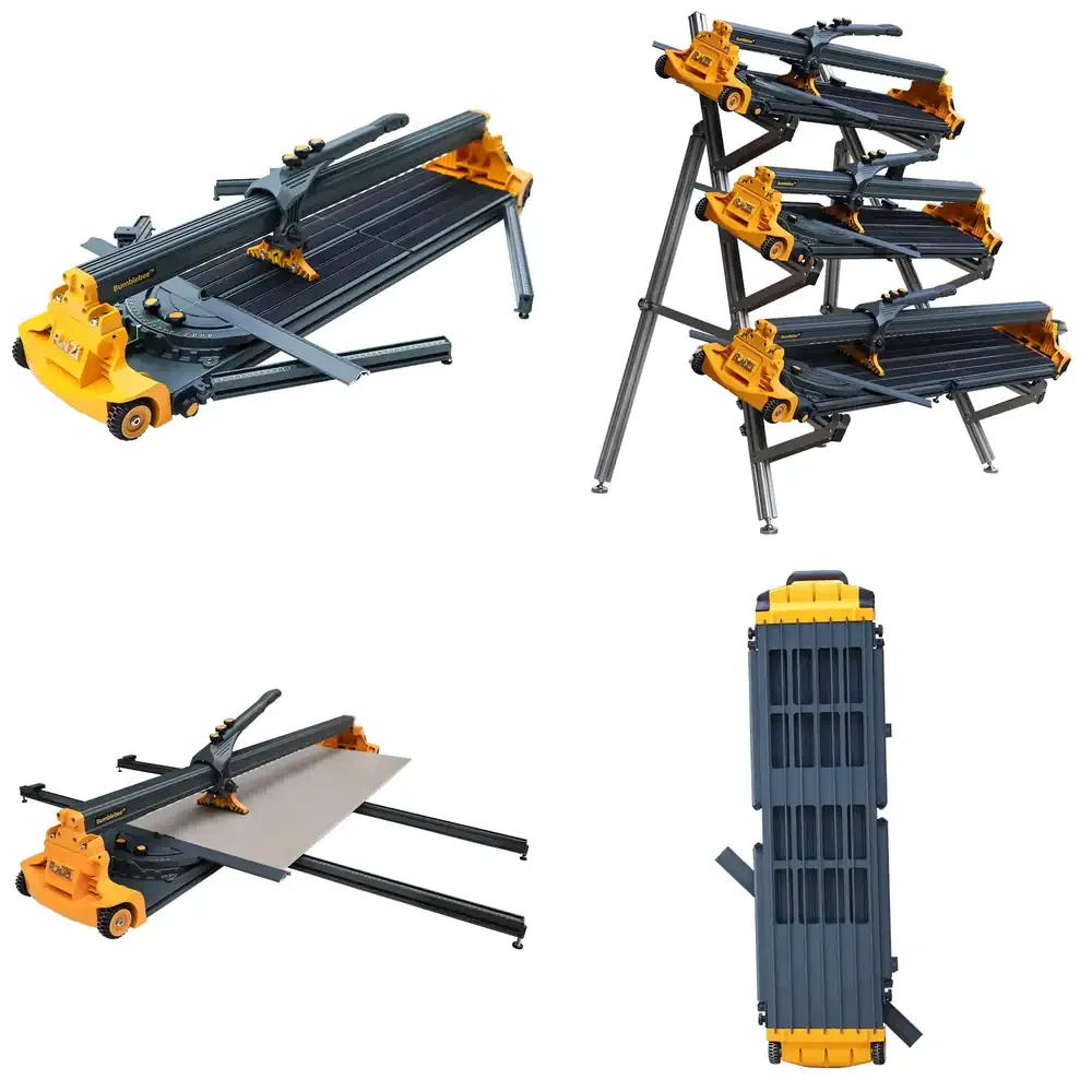Raizi Bumblebee 800 mm 1200 mm Manual Tile Cutter with and LED Light for Porcelain Ceramic Tile
Raizi Bumblebee 800 mm 1200 mm Manual Tile Cutter with and LED Light for Porcelain Ceramic Tile