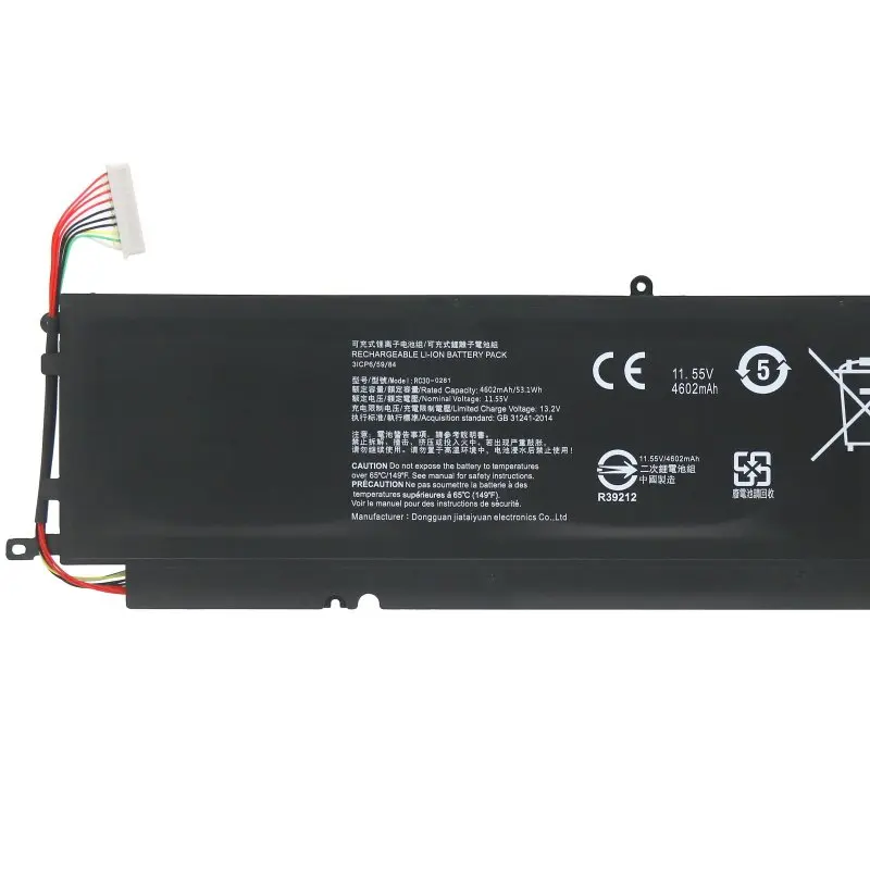 RC30-0281 Laptop Battery for 13 2018 2019 GTX 1650 Max-Q RZ09-03102E52-R3U1 RZ09-02812E71
RC30-0281 Laptop Battery for 13 2018 2019 GTX 1650 Max-Q RZ09-03102E52-R3U1 RZ09-02812E71