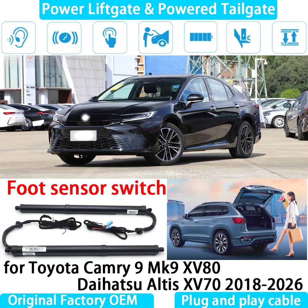 for Toyota Camry 9 Mk9 XV80 Daihatsu Altis XV70 2018-2026 Automatic Electric Power Liftgate Powered Tailgate Strut Tail Gate
for Toyota Camry 9 Mk9 XV80 Daihatsu Altis XV70 2018-2026 Automatic Electric Power Liftgate Powered Tailgate Strut Tail Gate