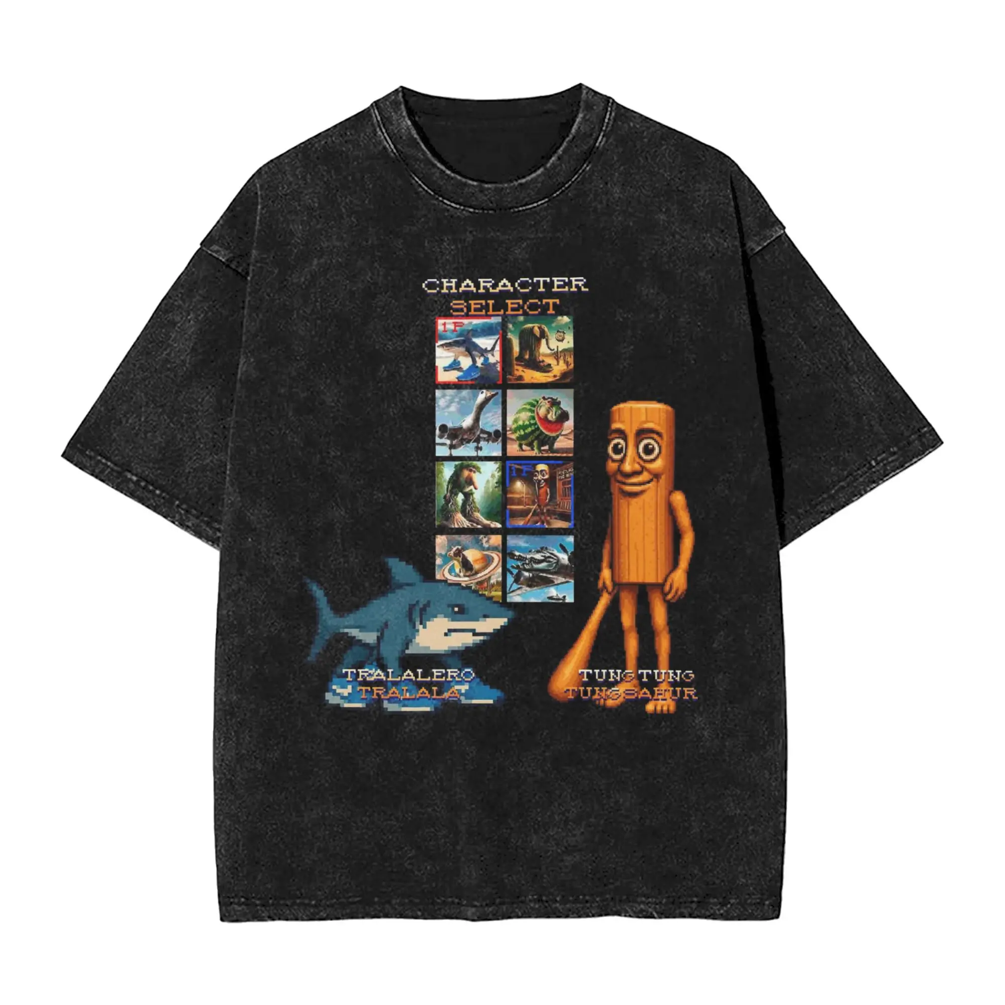 Italian Brainrot Fighting Video game Washed T Shirts Leisure Beach Tee Shirt Aesthetic Design Casual Clothing Dropshipping
Italian Brainrot Fighting Video game Washed T Shirts Leisure Beach Tee Shirt Aesthetic Design Casual Clothing Dropshipping