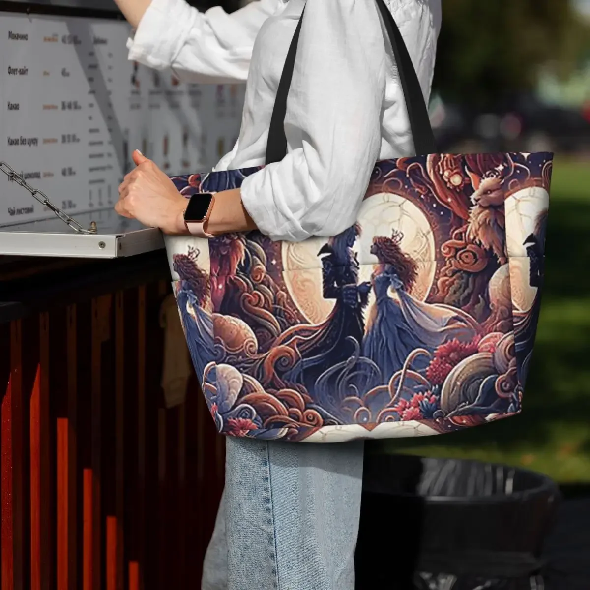 Jareth And Sarah's Alternate Labyrinth Ending Beach Tote Bag Sport Gym Yoga Duffle Large Tote Bag Women Travel Bag Fitness bag
Jareth And Sarah's Alternate Labyrinth Ending Beach Tote Bag Sport Gym Yoga Duffle Large Tote Bag Women Travel Bag Fitness bag