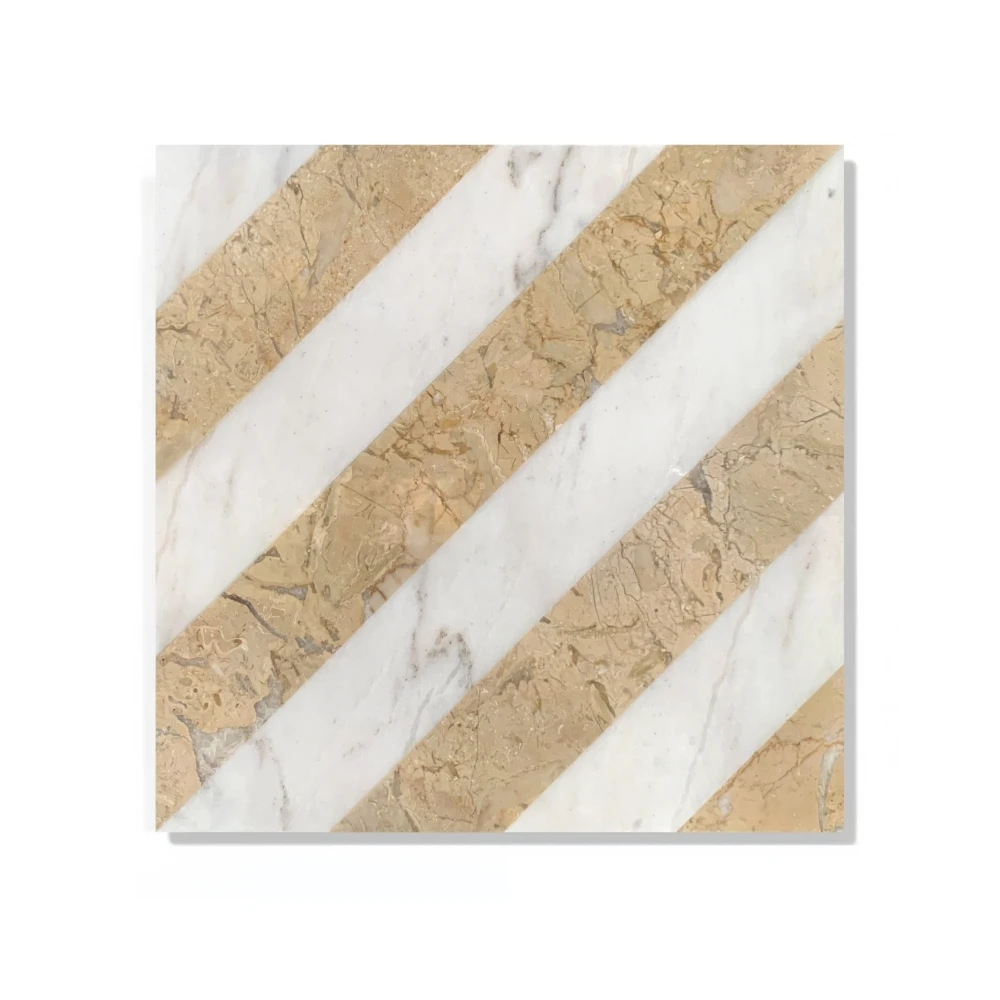 12x12 White Gold two color Waterjet marble tile for floor and wall, polished marble tile, natural marble,1 box 8 pcs
12x12 White Gold two color Waterjet marble tile for floor and wall, polished marble tile, natural marble,1 box 8 pcs