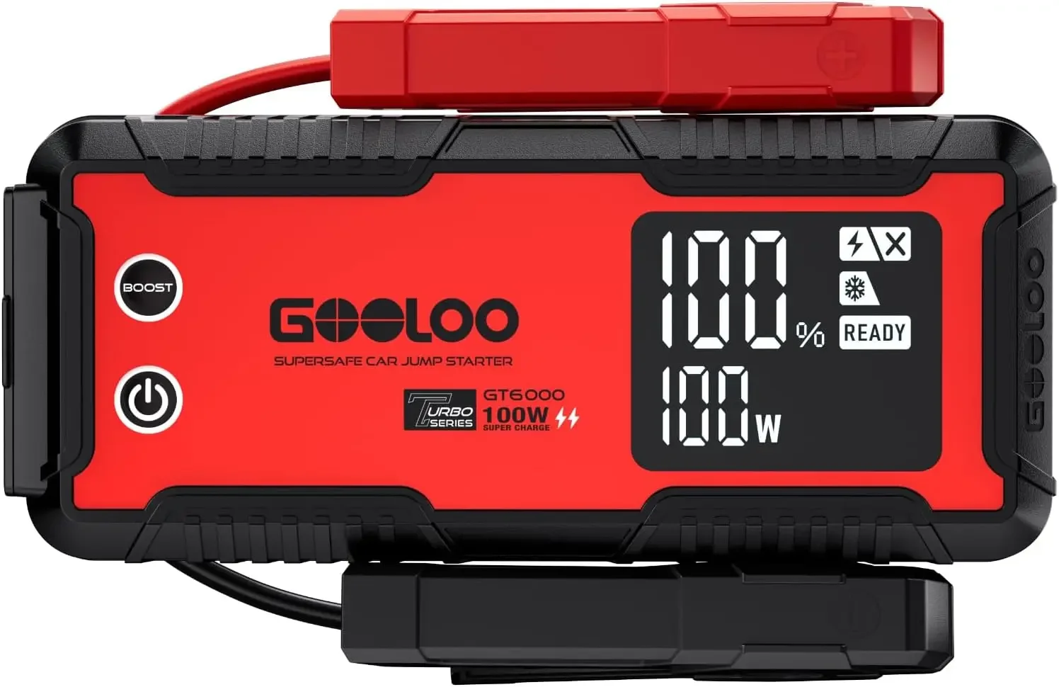 6000A Jump Starter GT6000 Car Starter with 100W Bi-Directional Fast Charge, Powerful 12V Auto Battery Booster(All Gas & up to 12
6000A Jump Starter GT6000 Car Starter with 100W Bi-Directional Fast Charge, Powerful 12V Auto Battery Booster(All Gas & up to 12