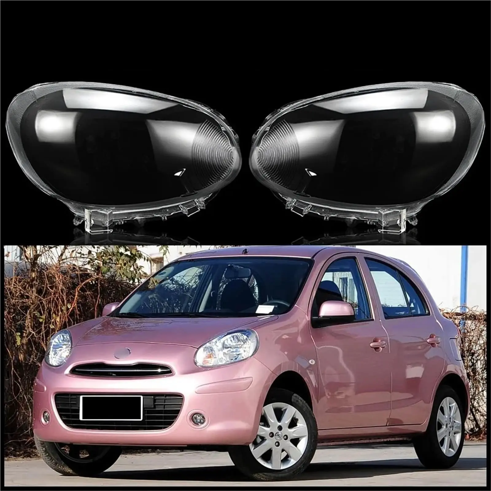 Headlight Cover For Nissan March Micra 2010-2015 Replacement Headlamp Lens Housing for Car Front Lights Shell
Headlight Cover For Nissan March Micra 2010-2015 Replacement Headlamp Lens Housing for Car Front Lights Shell