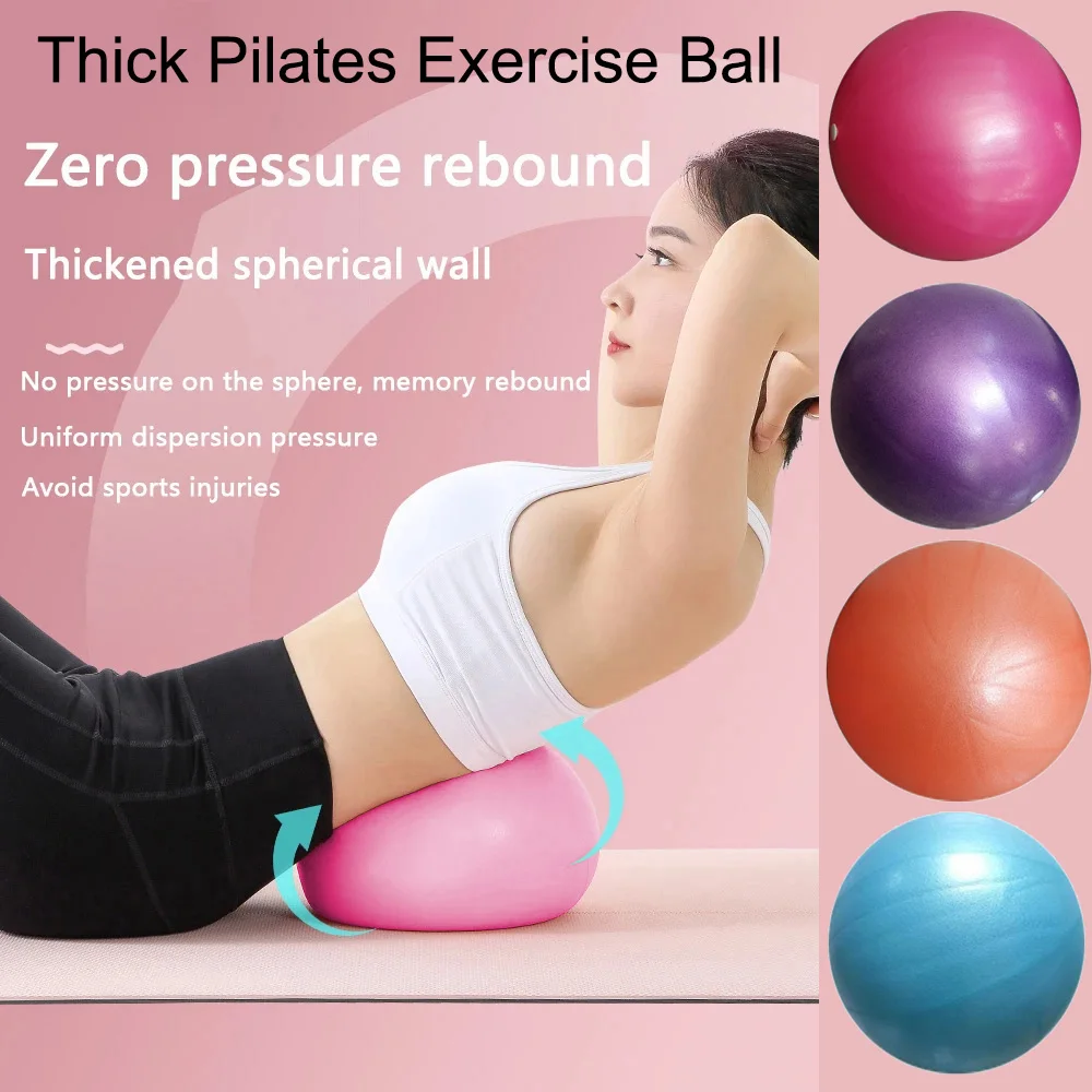Colorful 25cm Thick Pilates Exercise Ball, Gym Grade Balance Ball for Yoga, Fitness, Workout, Pregnancy & Physical Therapy
Colorful 25cm Thick Pilates Exercise Ball, Gym Grade Balance Ball for Yoga, Fitness, Workout, Pregnancy & Physical Therapy