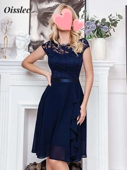 Oisslec Dress Elegant Vintage Sexy Lace Summer Ruffle A-Line Short Customize Formal Occasion Prom Dress Evening Party Gowns
Oisslec Dress Elegant Vintage Sexy Lace Summer Ruffle A-Line Short Customize Formal Occasion Prom Dress Evening Party Gowns