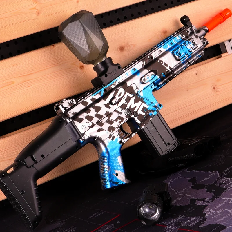 SCAR Electric Gel Ball Blaster Toy Gun ! Fully automatic splatter ball toy, perfect for outdoor shooting game games( NO bullets)
SCAR Electric Gel Ball Blaster Toy Gun ! Fully automatic splatter ball toy, perfect for outdoor shooting game games( NO bullets)