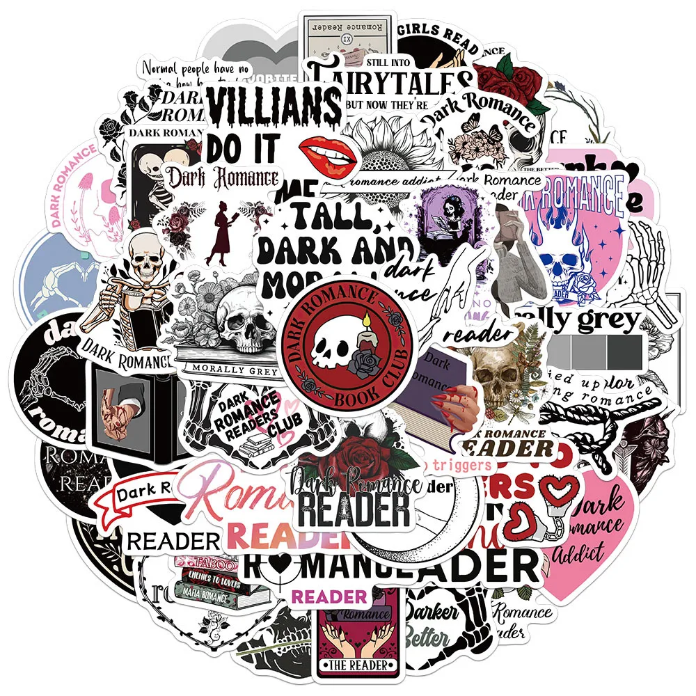 50Pcs Dark Romance Stickers Vinyl Waterproof for Laptop Phone Case Notebook Water Bottle DIY Stickers
50Pcs Dark Romance Stickers Vinyl Waterproof for Laptop Phone Case Notebook Water Bottle DIY Stickers