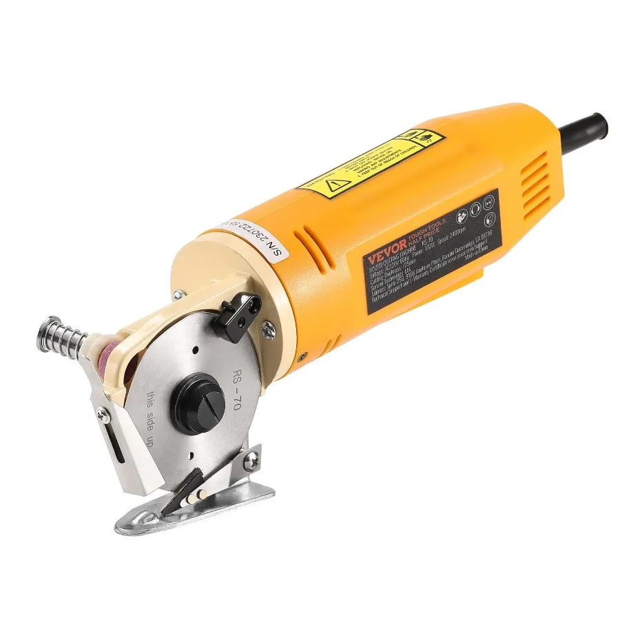Fabric Cutter 170W Electric Rotary Fabric Cutting Machine 1 Cutting Thickness Octagonal Knife with Replacement Blade and Sharp
Fabric Cutter 170W Electric Rotary Fabric Cutting Machine 1 Cutting Thickness Octagonal Knife with Replacement Blade and Sharp