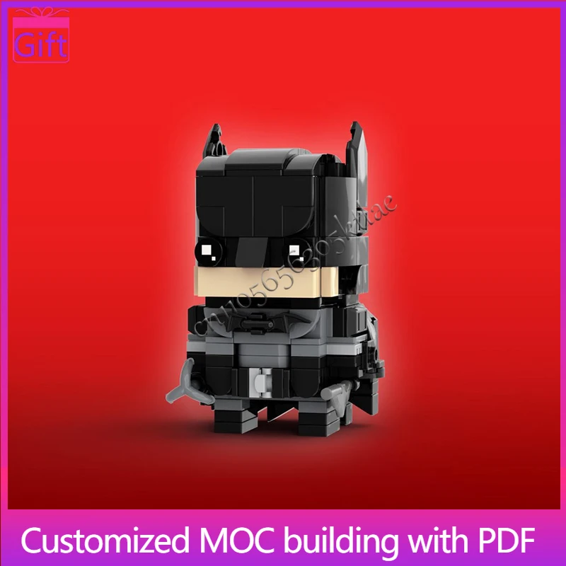 224 шт. MOC, черная летучая мышь, модель Brickheadz, индивидуальный строительный блок, образовательный креативный DIY сборка, детский сюрприз, рождественские подарки
224 шт. MOC, черная летучая мышь, модель Brickheadz, индивидуальный строительный блок, образовательный креативный DIY сборка, детский сюрприз, рождественские подарки