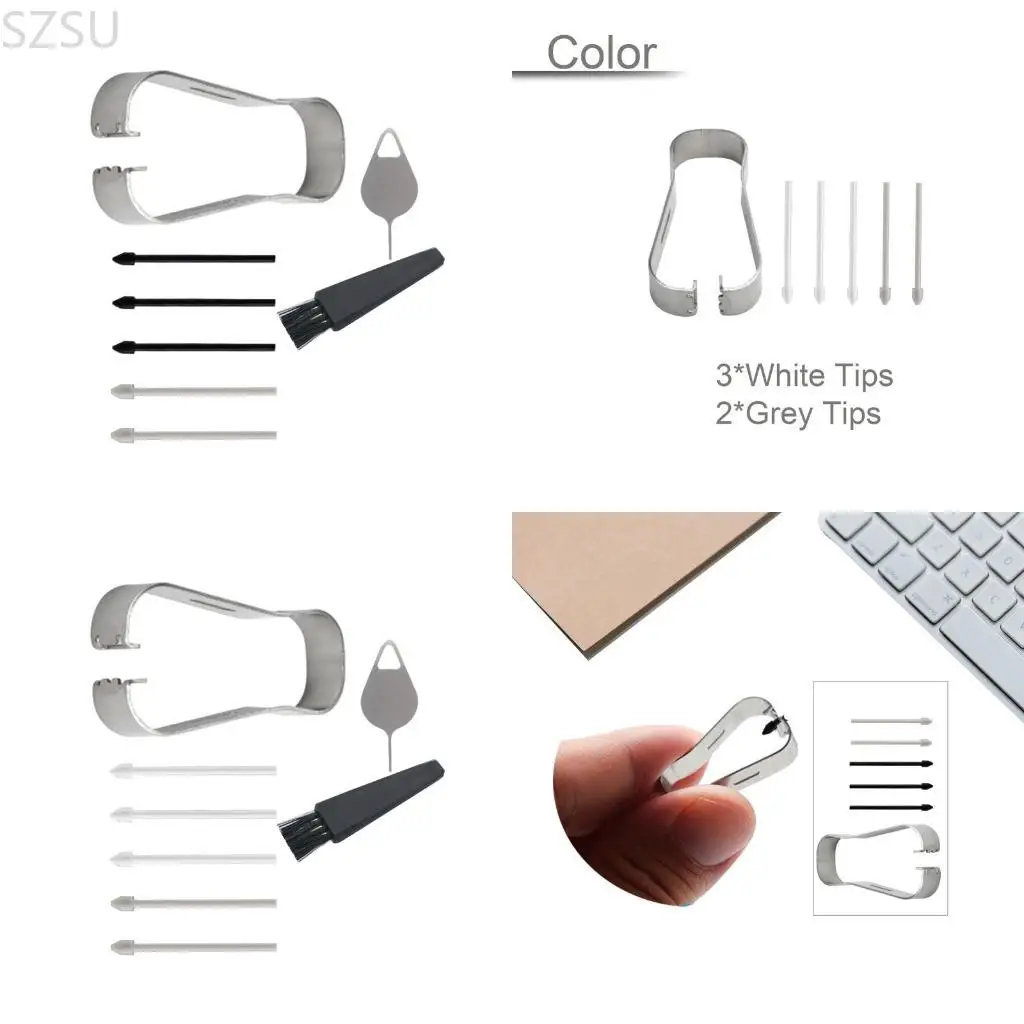SZSU 8pcs Tips/Nibs Замена с помощью снятия пинцера для Tab Lite P610 + для Touch Pen S Pen Pen 
SZSU 8pcs Tips/Nibs Замена с помощью снятия пинцера для Tab Lite P610 + для Touch Pen S Pen Pen